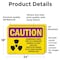 Signmission Radiation & Laser Sign, 18 in H x 24 in W, Vinyl Decal, Rectangle OS-2PACK-CR-D-1824-L-10138 - alternate 2